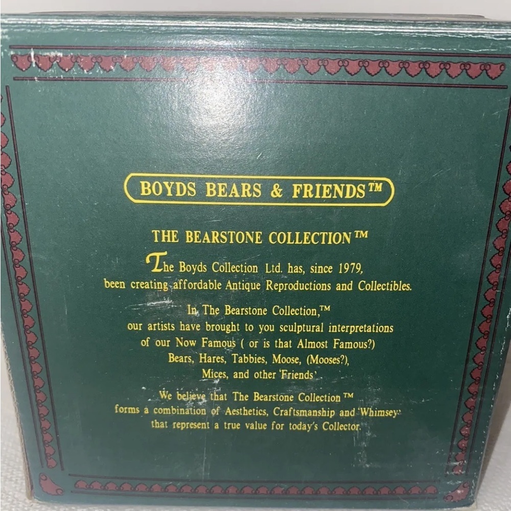 Vintage Boyds Bearstones Sir Edmund Persistence #2279 RETIRED 1996 Original Box - Picture 9 of 12